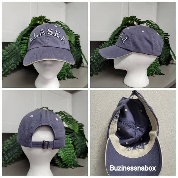 Vtg Alaska Block Letter Hat - Picture 1 of 6